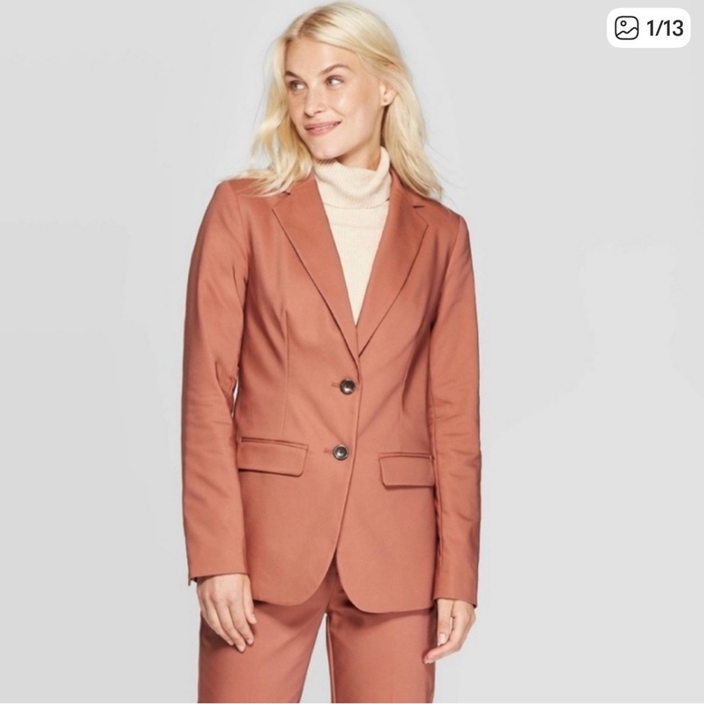 a new day Women's Rust Blazer